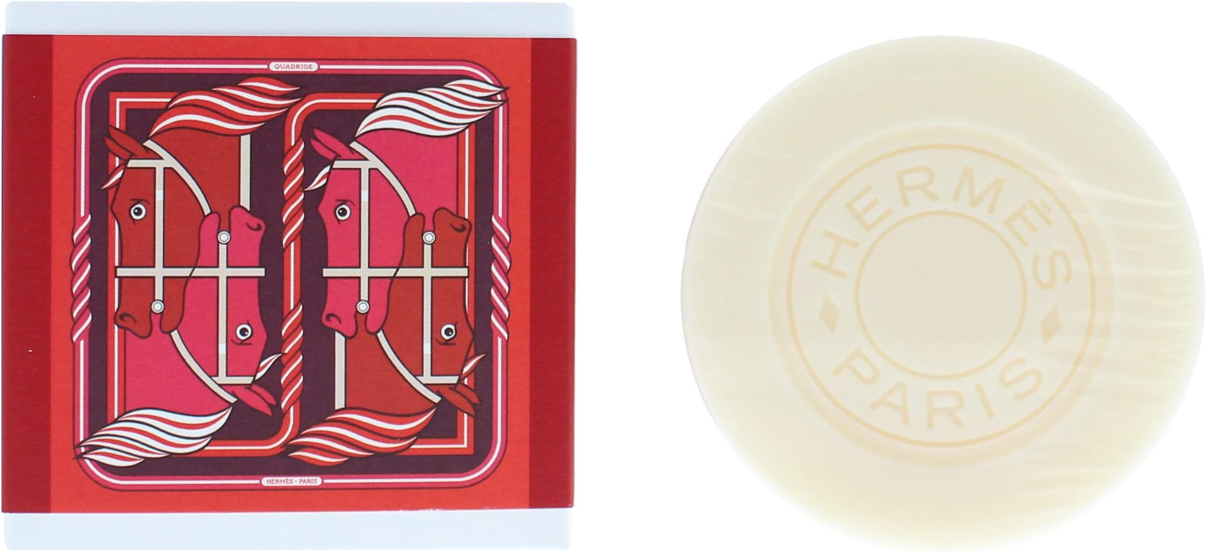 Hermes Eau De Rhubarbe Ecarlate Quadrige Perfumed Soap Unisex, 100 g