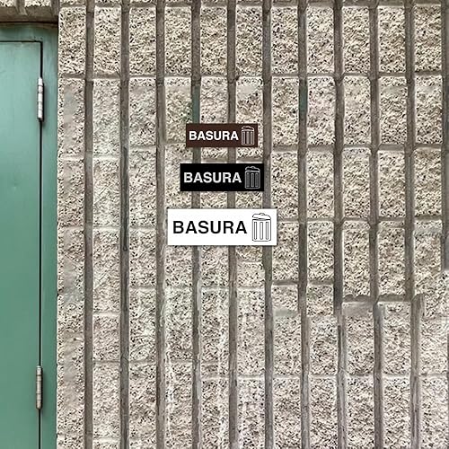 Miniatura 3 de Signs ByLITA Letrero básico de Basura (oro cepillado) - Pequeño