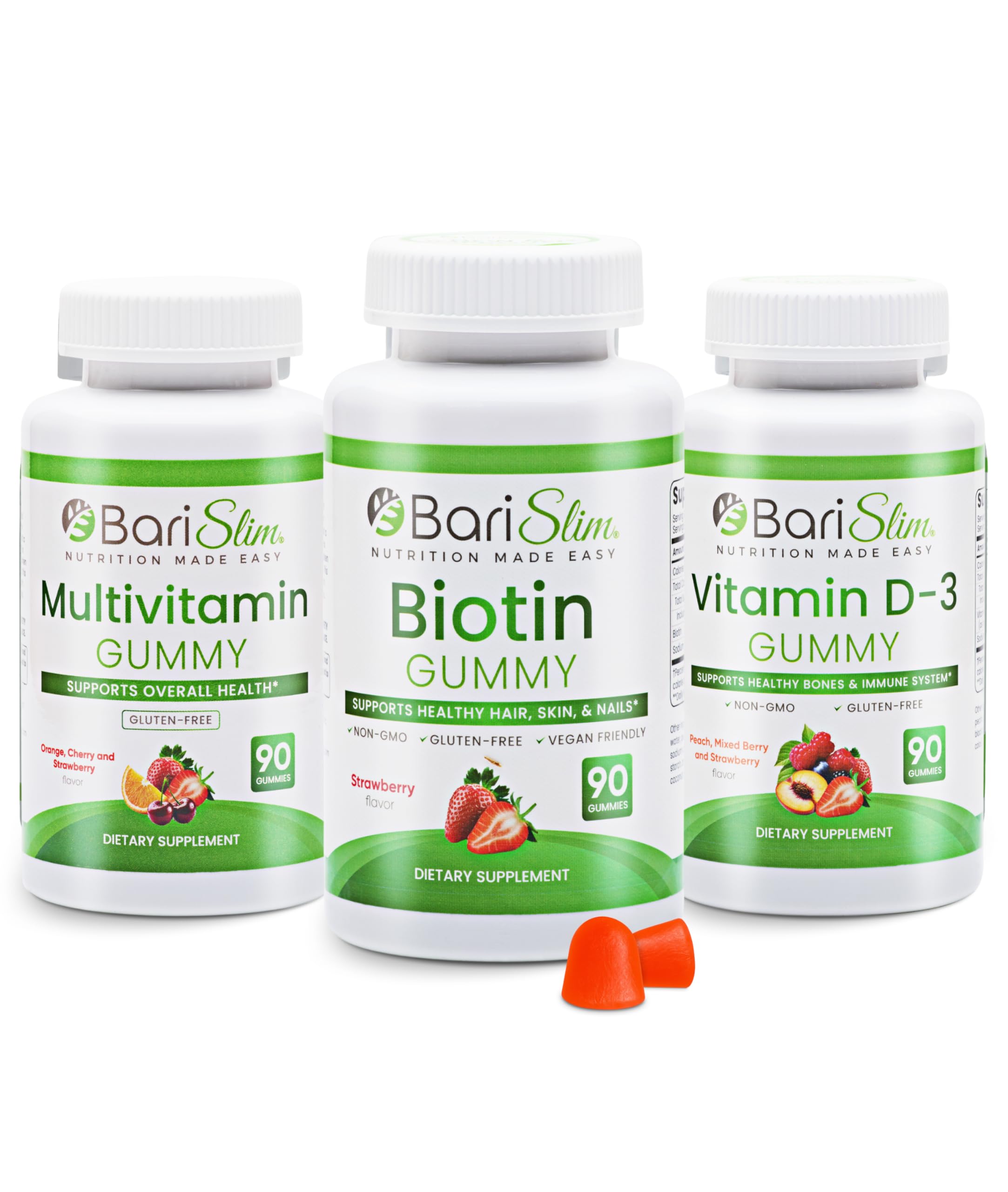 Bariatric Multivitamin Gummies - Specially Formulated Gummy Vitamin for Patients After Weight Loss Surgery - Easy to Digest & Great Tasting Fruit Flavors | Pack of 3 | 90 Fruit Chews