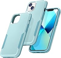 Vista 1 de Funda resistente para iPhone 13 para hombre, delgada y protectora para iPhone 13 i Phone iohone Funda para iphine i 13 (verde)