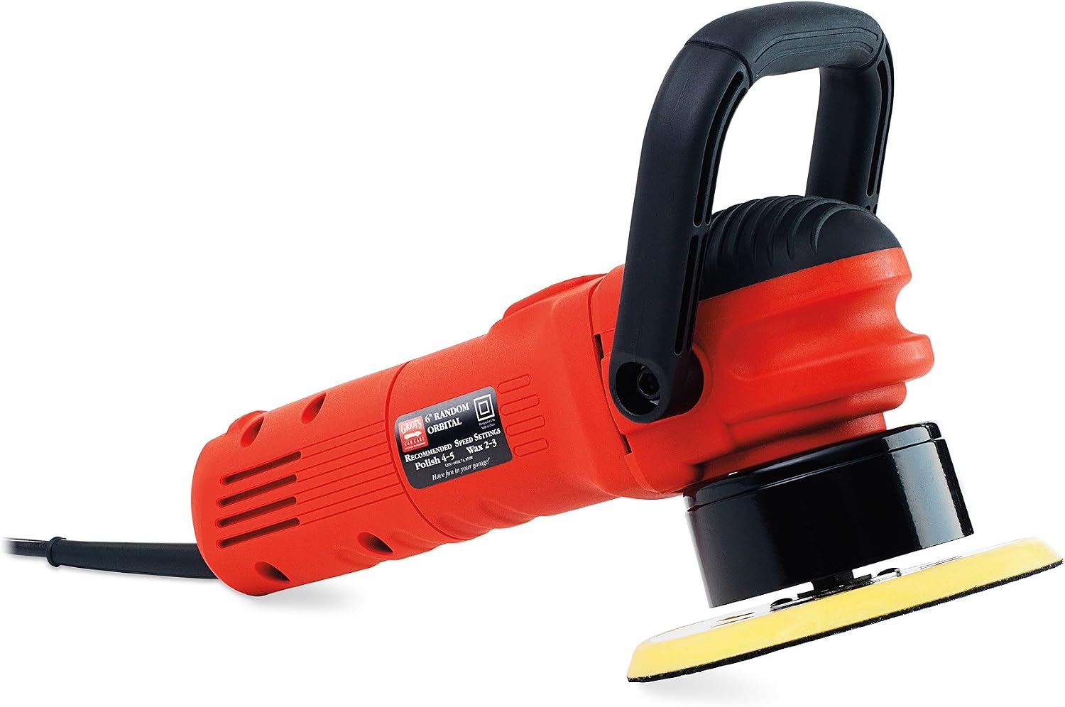 Griot's Garage 10813LNGCRD 6" Dual Action Random Orbital Polisher with 25' Cord