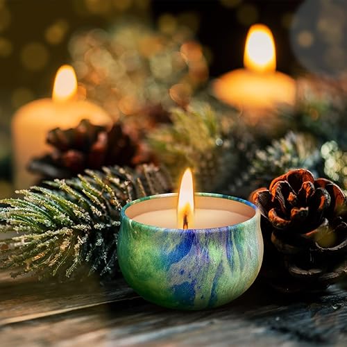 Miniatura 8 de Velas de aromaterapia para 9 unidades, velas aromáticas en frasco, regalos para mujeres, juego de velas perfumadas para el hogar, para San Valentín,