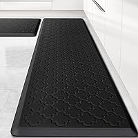 Vista 1 de Tapete de cocina [2 piezas] Tapete acolchado antifatiga, impermeable, antideslizante, tapete de cocina ergonómico de espuma cómoda, tapete de pie