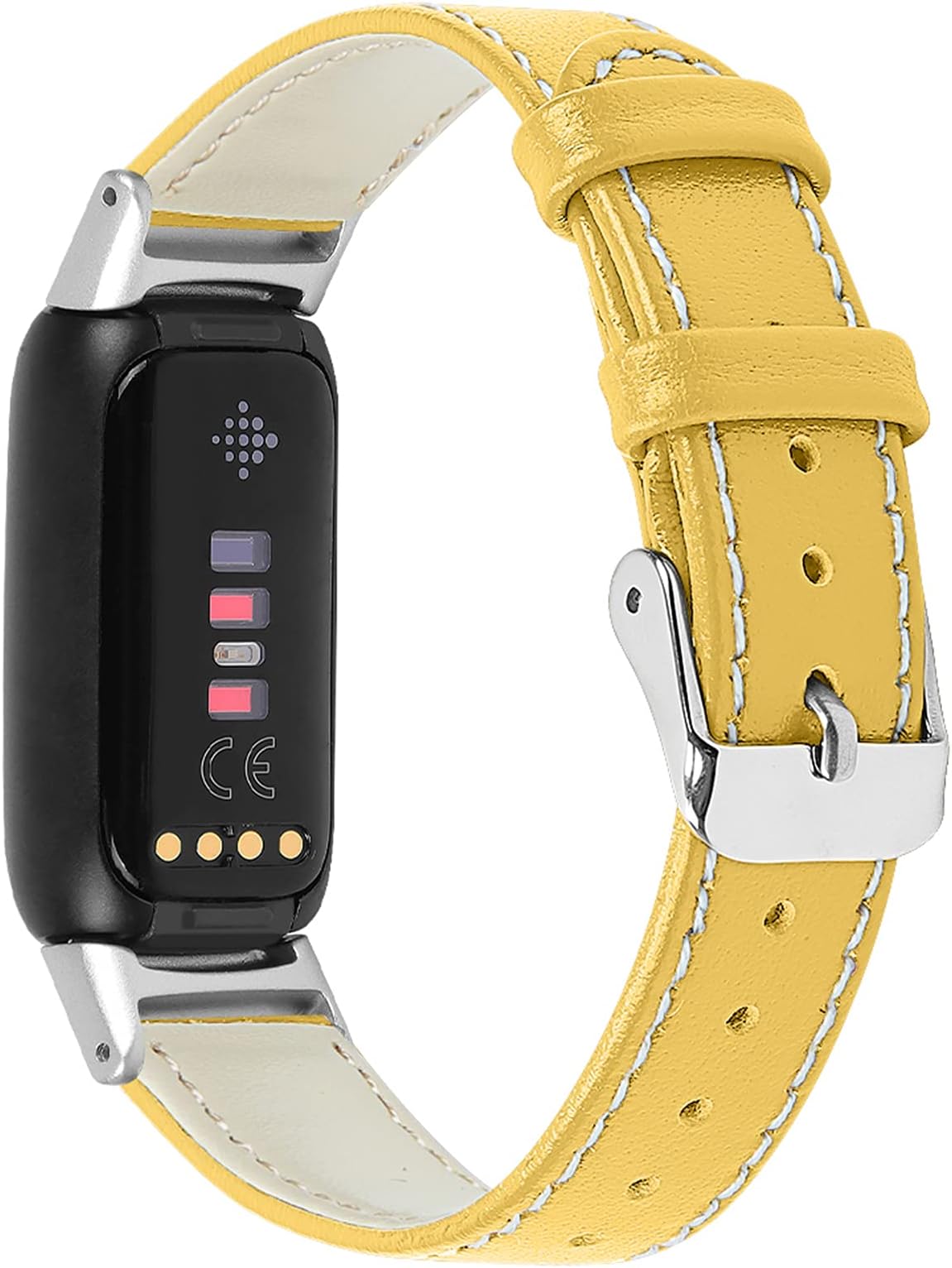 Compatible with Fitbit Luxe/Fitbit Luxe Special Edition Bands for Women Men, Feminine Leather Replacement Watch Band Straps Wristbands Bracelet for Fitbit Luxe Fitness and Wellness Tracker