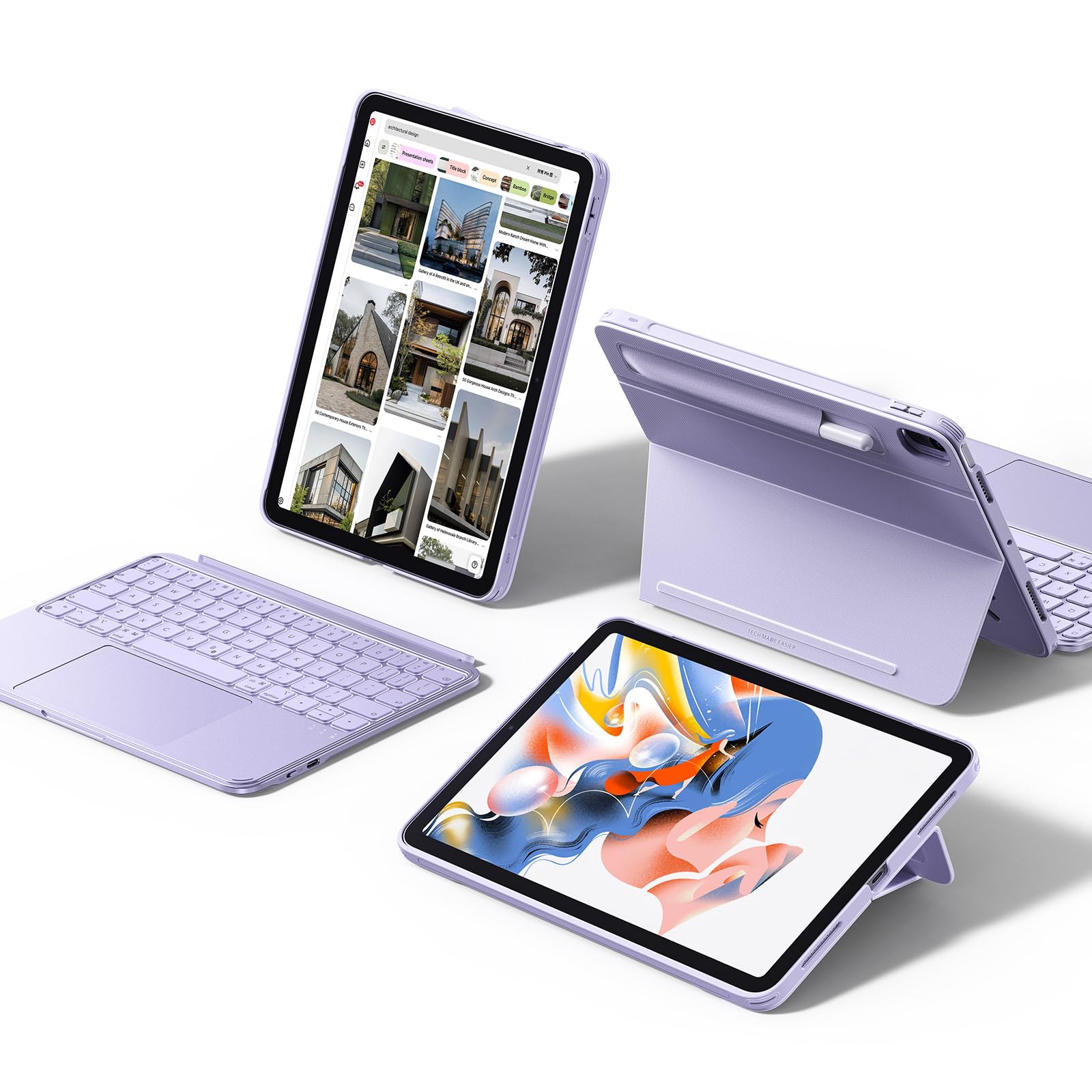 Amazon.co.jp: ESR Shift iPad キーボード付きケース, iPad Air 11