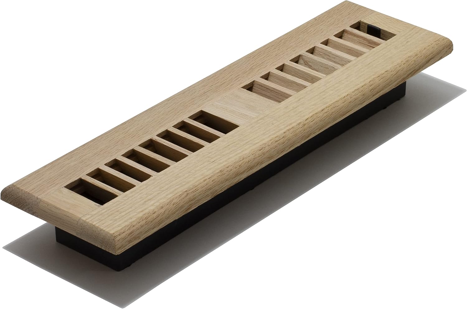 Decor Grates WL212-U 2-Inch by 12-Inch Wood Louver Floor Register, Unfinished Oak
