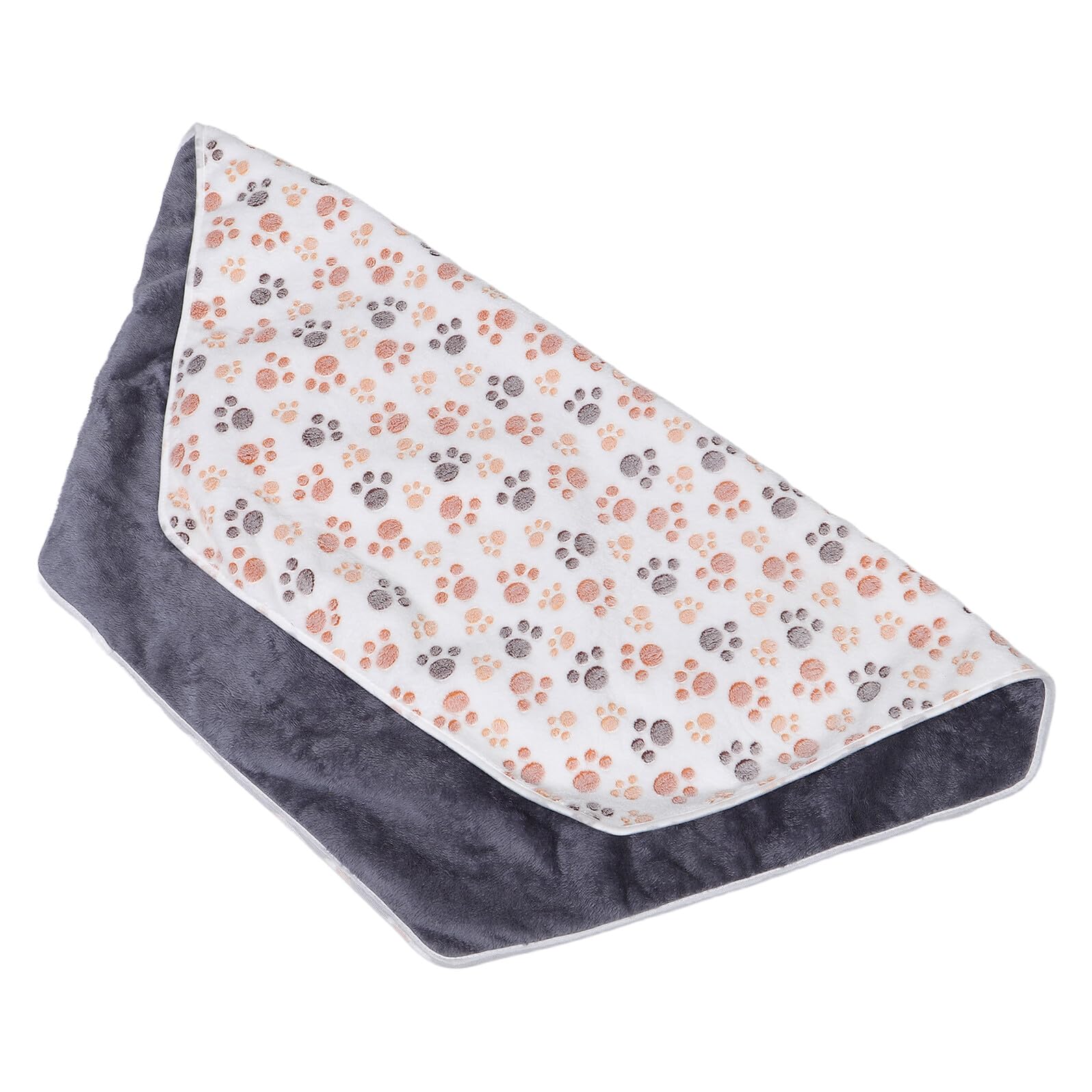 Tapis d'entraînement hexagonal pour chien lavable et réutilisable en polaire corail