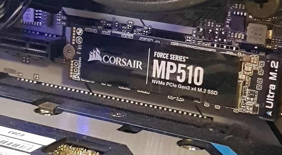 Corsair MP510, Force Series, 240GB M.2 NVMe PCIe x4 Gen3 SSD