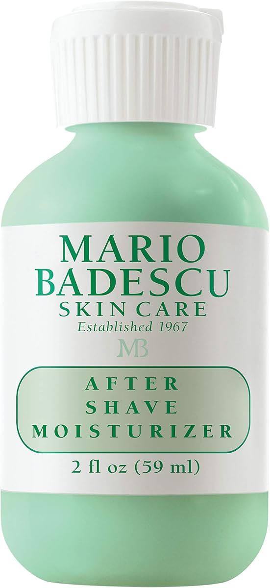 Mario Badescu After Shave Crema hidratante y calmante para pieles mixtas, secas y sensibles | Hidratante ligero que calma | Formulado con extracto de lavanda y fucus | 2 onzas líquidas