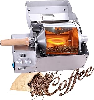 Electric Home Coffee Roaster, Roasting Machine Nuts Barista, Home 500g Electric Coffee Bean Roaster Machine Grain Dry, Roa...