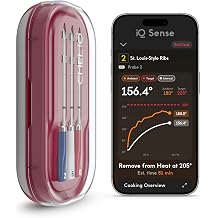 CHEF iQ Sense | USA 250 Limited Edition | Blue Red White Smart Wireless Meat Thermometer | 3 Ultra-Thin Probes | WiFi Unlimited Range | 1000F Safe | BBQ, Grill, Oven, Smoker