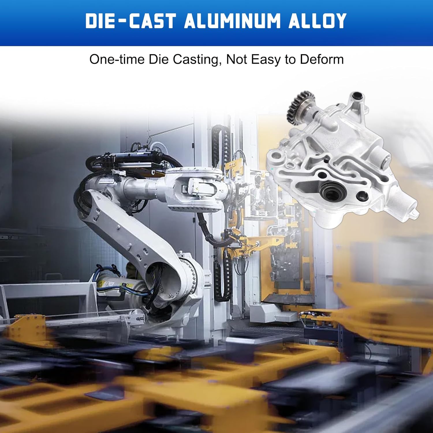 24 Teeth Engine Oil Pump Assembly 06H115105AN Replacement for VW Jetta Golf Passat GTI MKVII A3 A4 A5 1.8 2.0 TFSI EA888 Gen3 CJE CJS CNC CNS CHH CNT CXB CXD