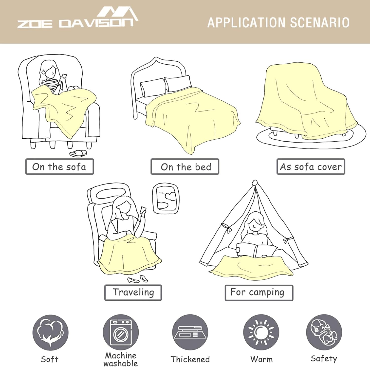 Watercolor Chicken Throw Blanket is Super Soft and Warm,The Lightweight Flannel Blanket is for All-Season Use,A Great Choice for Gifts 40"x30"for Pet - Image 6