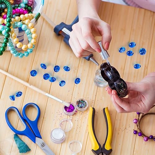 Vista 22 de Babenest - Relleno de jarrón de gemas falsas de diamantes acrílicos, 240 piezas de diamantes de imitación de 3/4 pulgadas, joyas de cristal