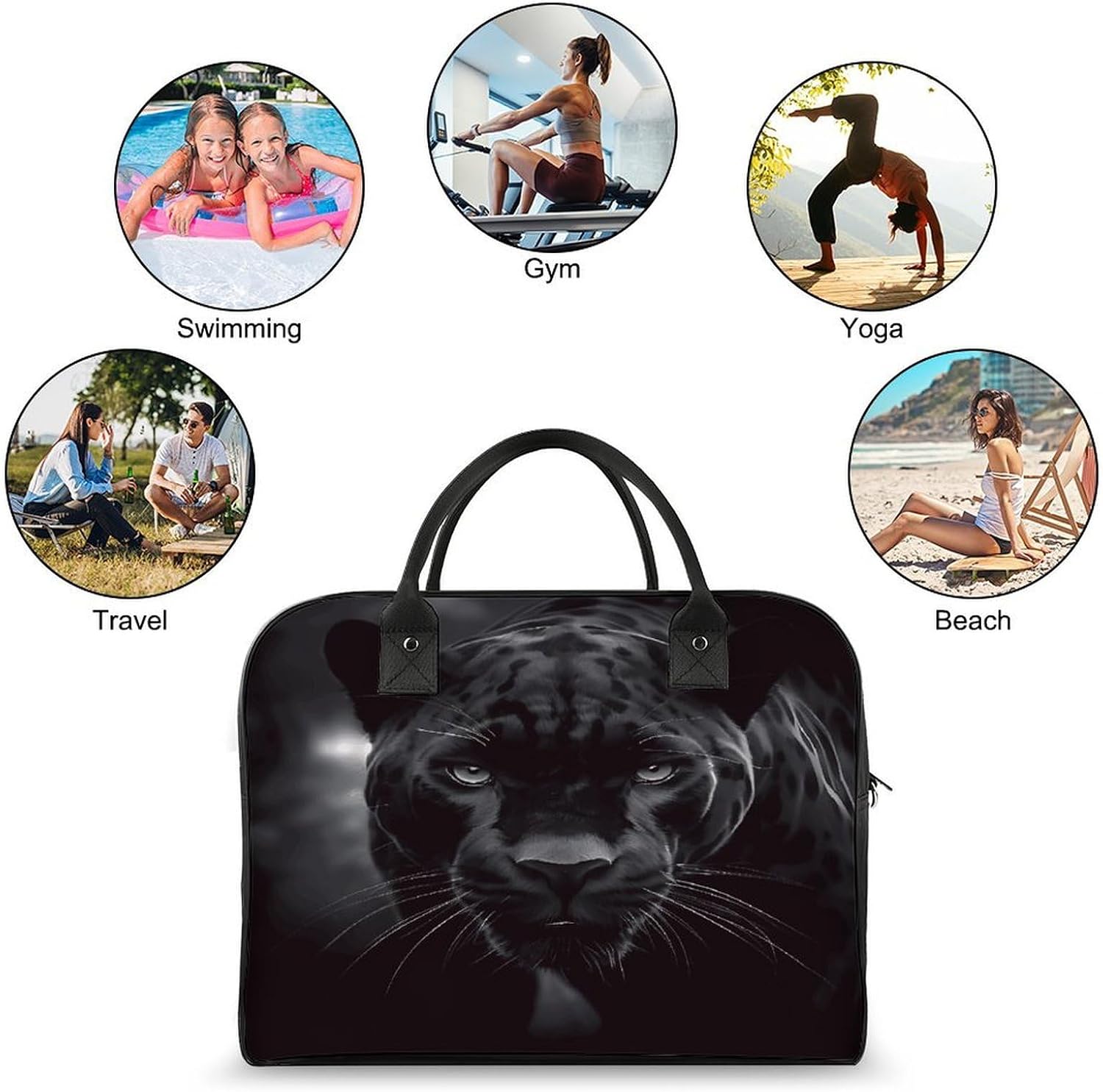 Animal Panther Laptop Bag with Shoulder Strap image 4