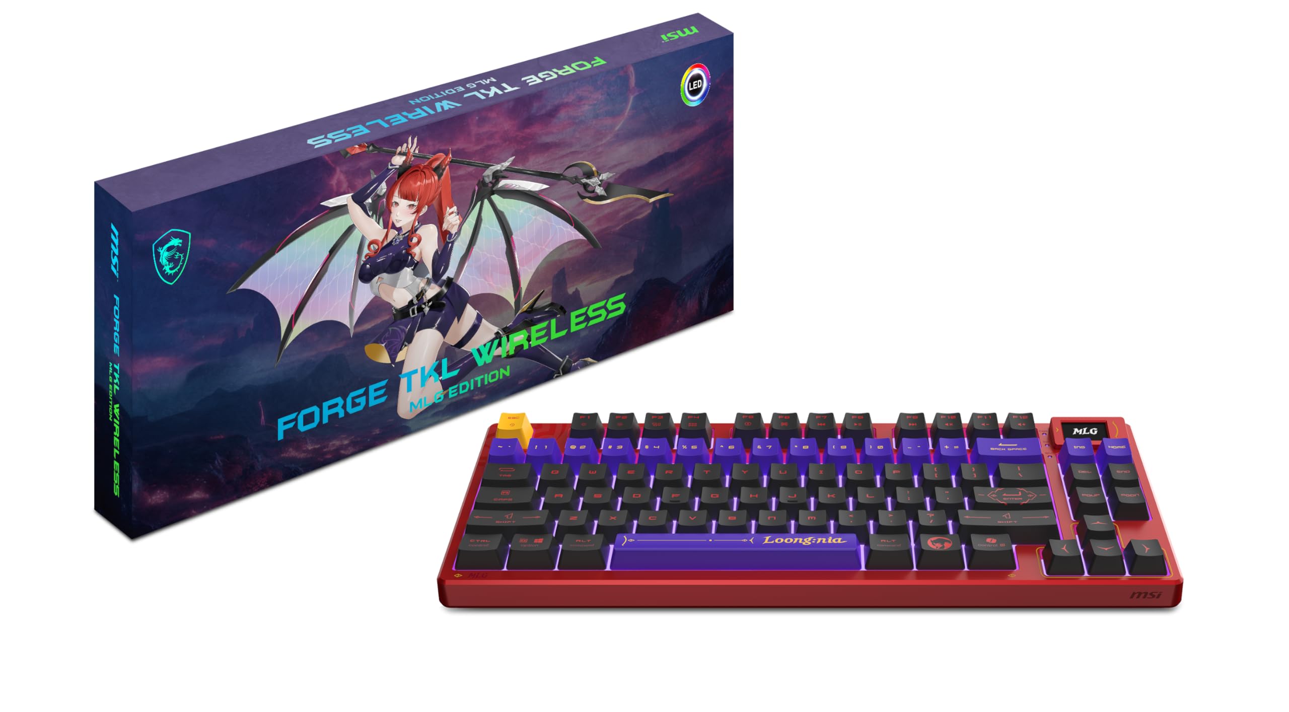 Amazon.com: msi Forge TKL Wireless MLG Edition - Mechanical Linear