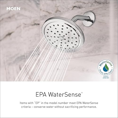 Miniatura 7 de Moen Ducha de mano de bronce aceitado con rendimiento ecológico con manguera de 69 pulgadas y soporte de pared, 3865EPORB