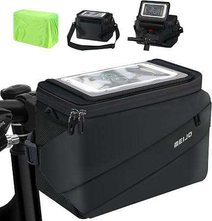 MEIJO – Fahrradtasche Lenker mit Lenkeradapter, 6.5L Lenkertasche Fa