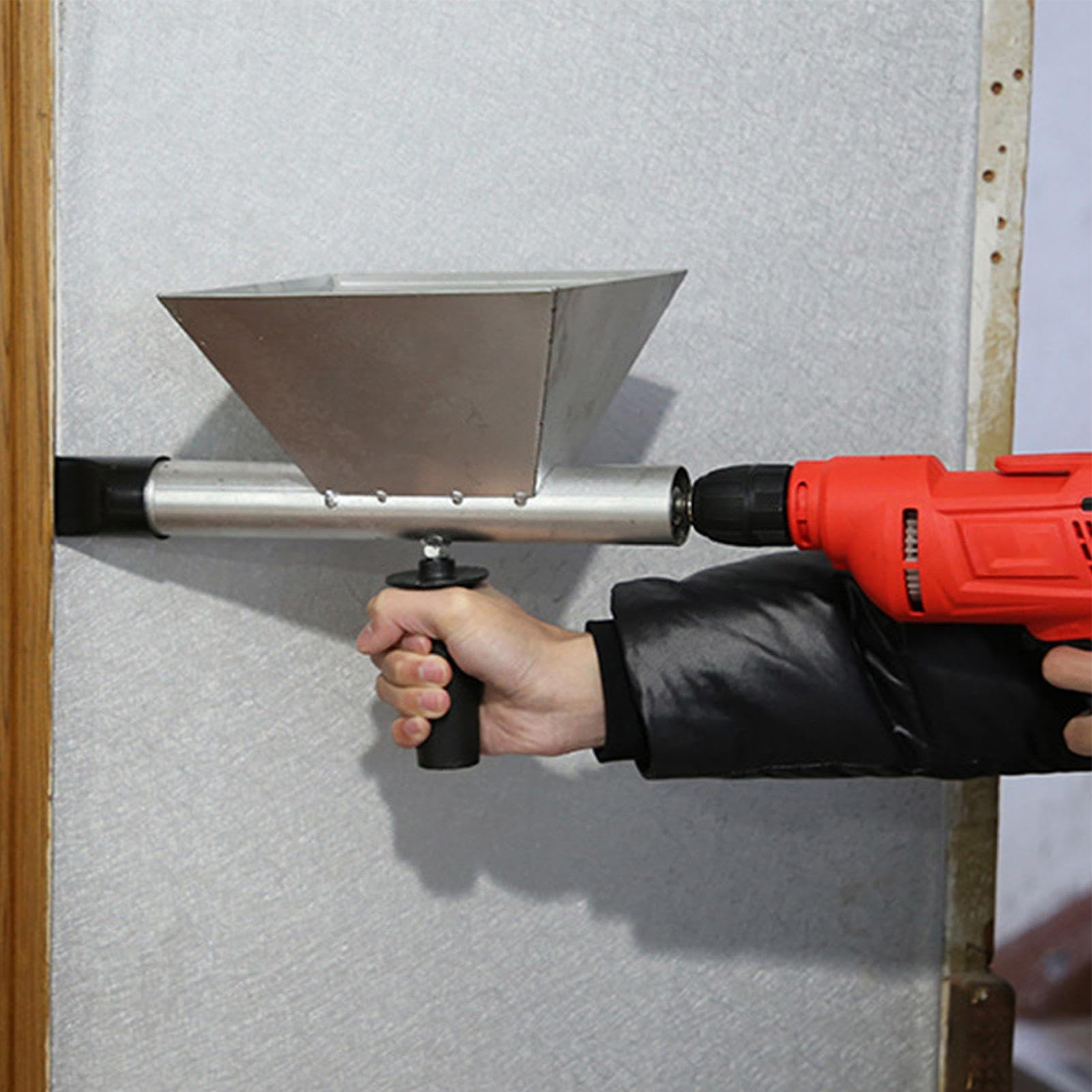 Herramienta de lechada de mortero, aplicador de cemento, relleno manual de | juntas, diseño de boquilla resistente, mango ergonómico, control de gatillo suave para aplicar sellador de mortero o entre