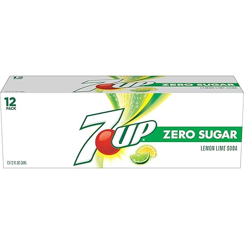 Vista 16 de 7UP Zero Sugar Lemon Lime Soda, latas de 12 onzas líquidas (paquete de 12)
