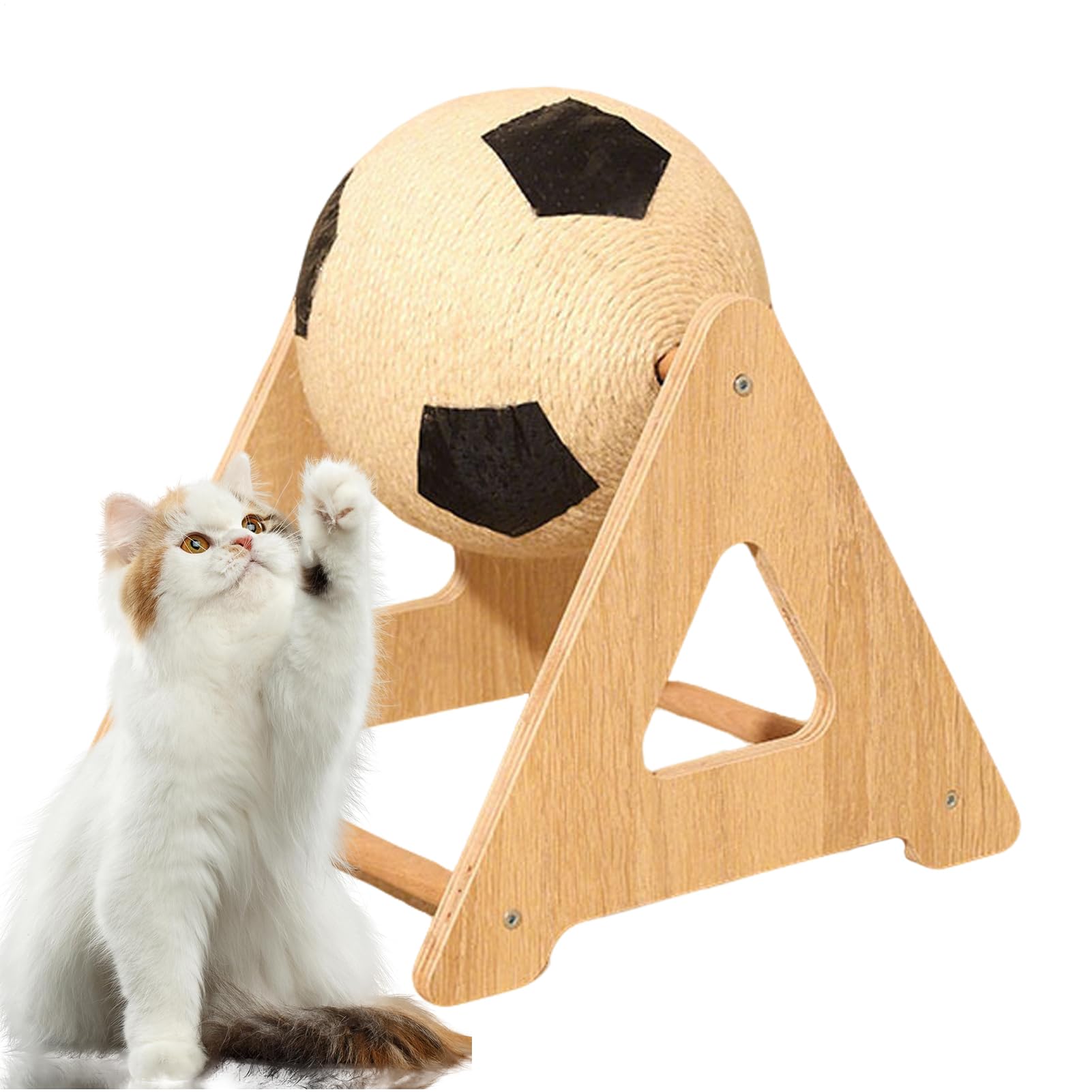 Rascador para gatos y juguete de entretenimiento para salones pequeños