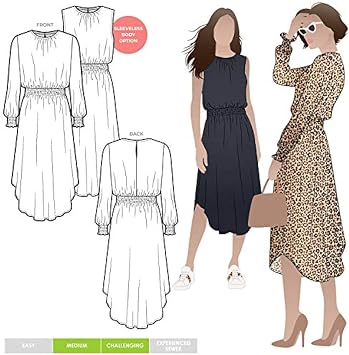 Style Arc Sewing Pattern - Asha Dress Sizes 04-16