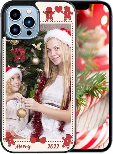 Miniatura 3 de Funda personalizada con fotos de gnomo de Feliz Navidad para iPhone 14, 13, 12, 11, Xs Pro Max Mini Xr 6, 7, 8 Plus para Samsung Galaxy S22, S21,