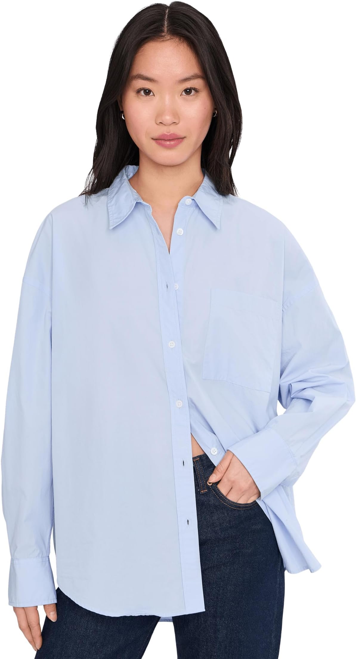 Coastal Poplin Relaxed Shirt