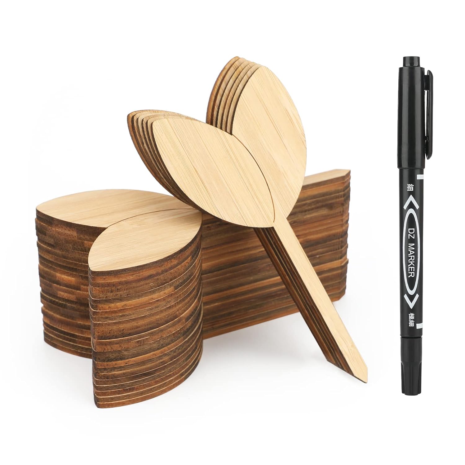 KINGLAKE GARDEN Plant Labels,60 PCS Plant Sign Tags Vegetable Garden