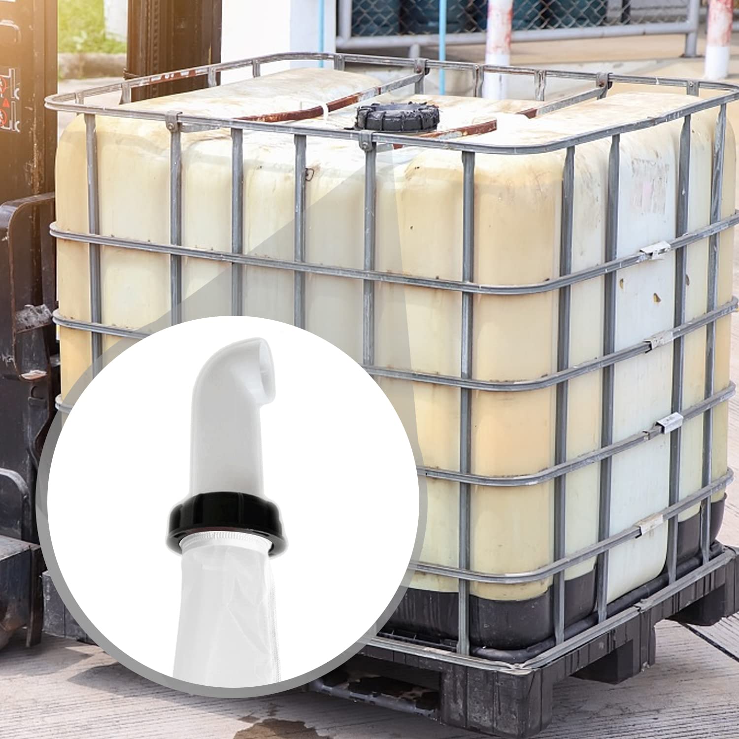 2 Filtri Per Serbatoio Acqua - Sacchetto A Rete 80 Micron, Lavabile, Per Acquario O Serbatoi Pioggia, 105x230 Mm - Foto 6