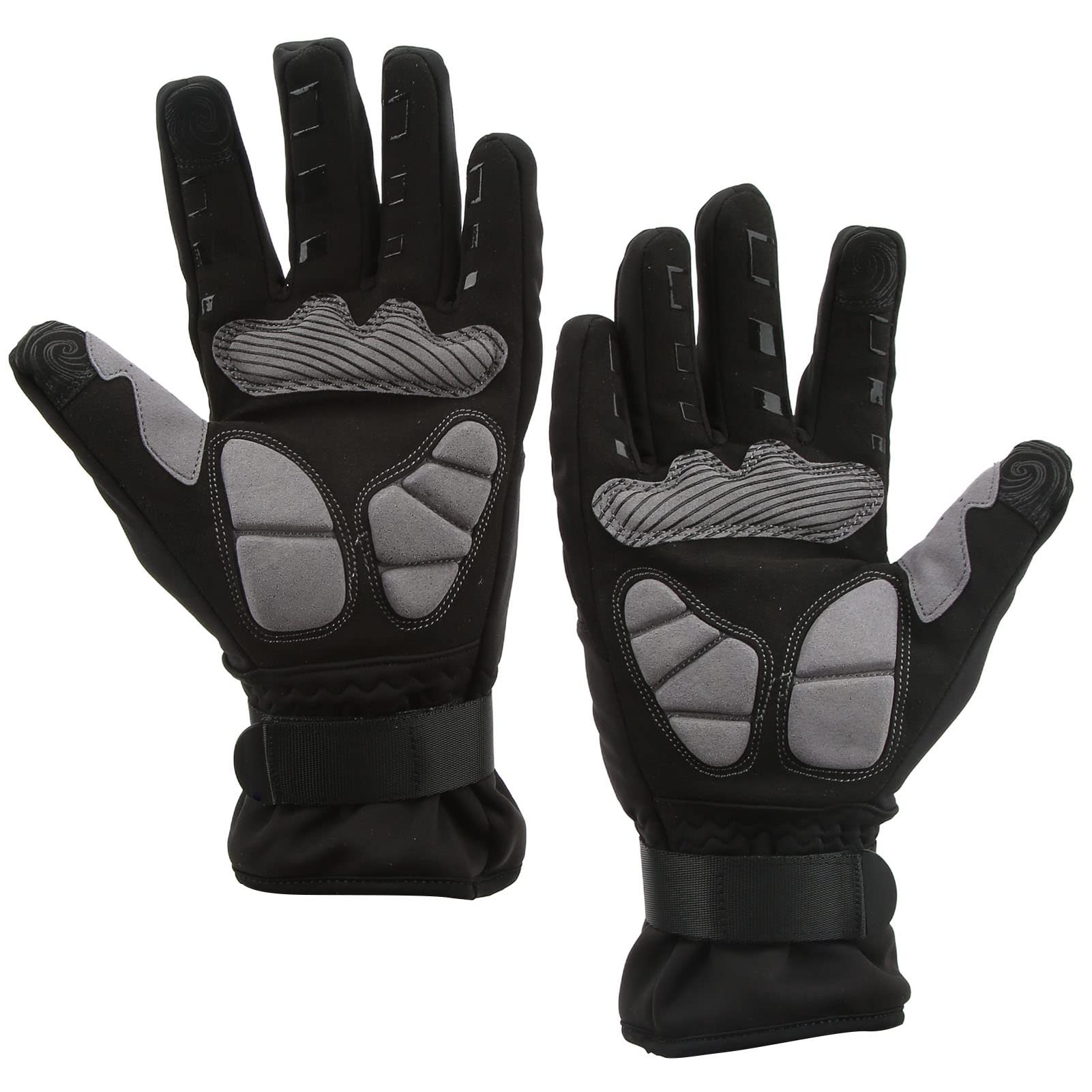 Guantes de Ciclismo a Prueba de Viento térmicos Pantalla táctil Guantes de Dedo Completo para esquí de Invierno
