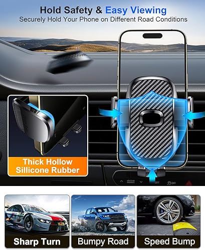 Miniatura 6 de FESIYOYE Soporte para teléfono de automóvil ventosa de 360 de grado militar Soporte de teléfono para tu automóvil, accesorios universales,