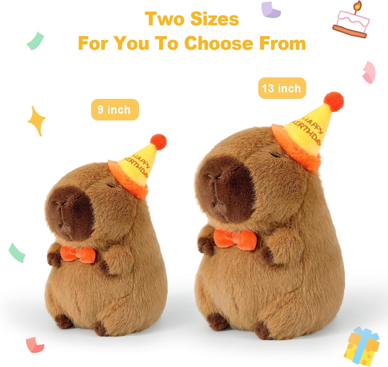 Peluche TGKYK Jouet Capybara 23cm, Poupées Et Peluches Pour Enfants, Cadeaux D'Anniversaire