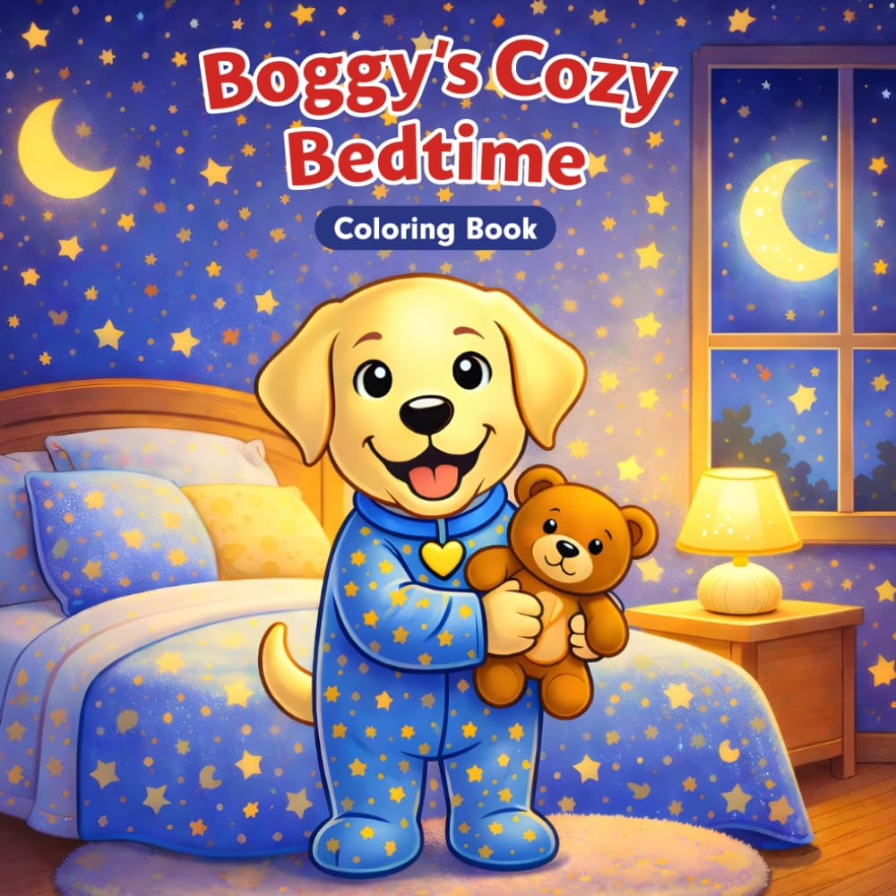 Boggy Cozy Bedtime: Nighttime Routine Coloring Pages for Preschoolers and Toddlers Ages 3–5 Calming Wind-Down Activity for Peaceful Sleep (Boggy’s Adventures Coloring Books)