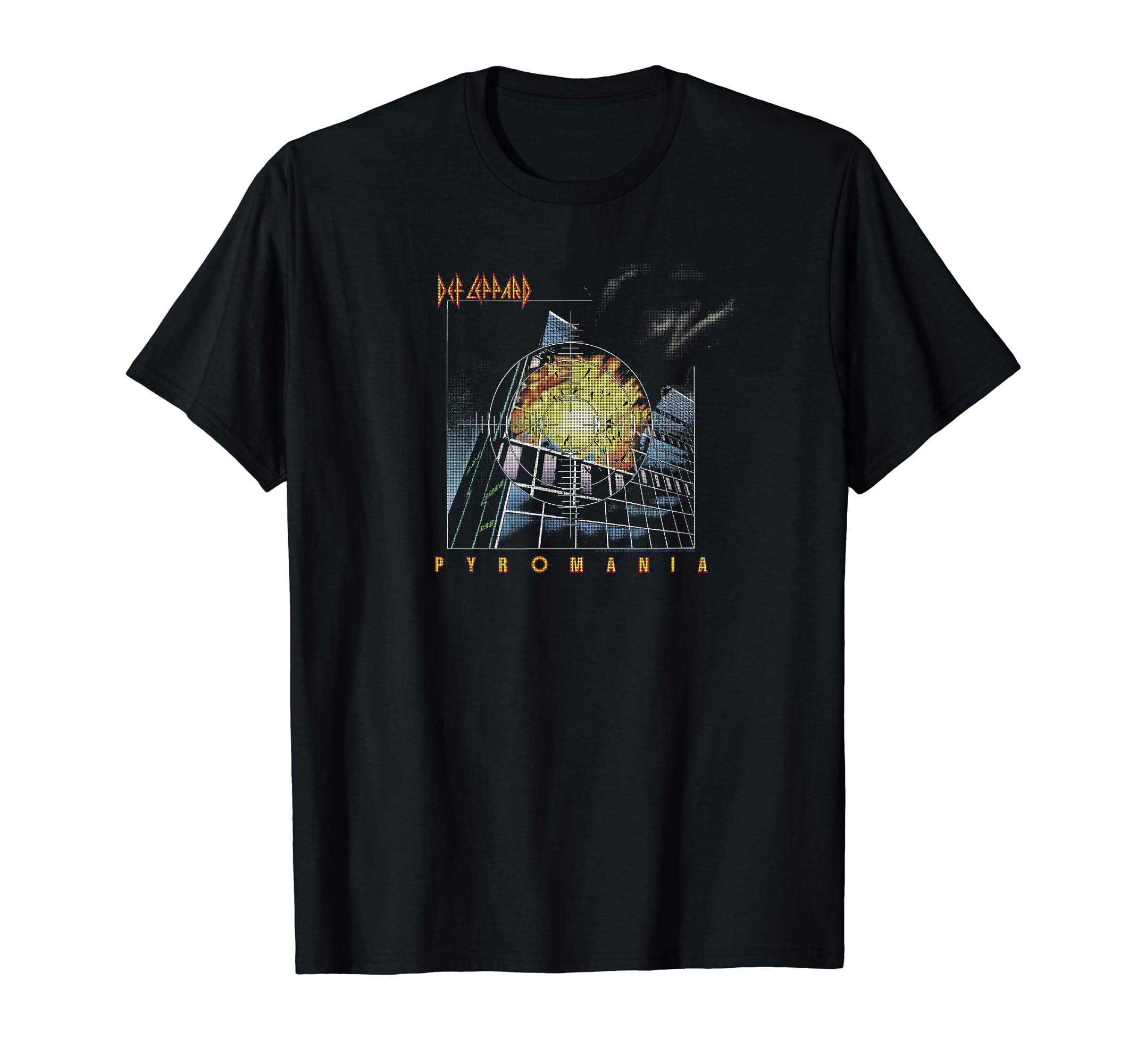 Amazon | Def Leppard パイロマニア ヴィンテージ Tシャツ | T
