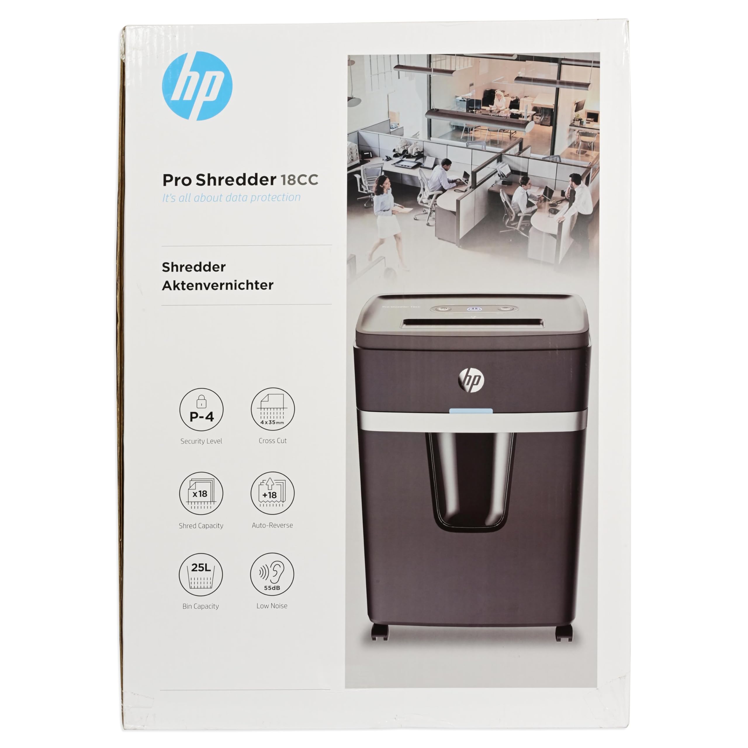 HP Pro Shredder 18CC niszczarka dokumentów