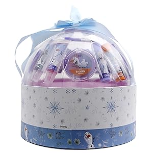 Markwins Frozen Snowball Box, Makeup Bag with Frozen's Makeup Products, Fun Makeup Kit, Colourful Accessories, Toys and Gift for Kids Markwins Frozen Snowball Box, Makeup Bag with Frozen's Makeup Products, Fun Makeup Kit, Colourful Accessories, Toys and Gift for Kids