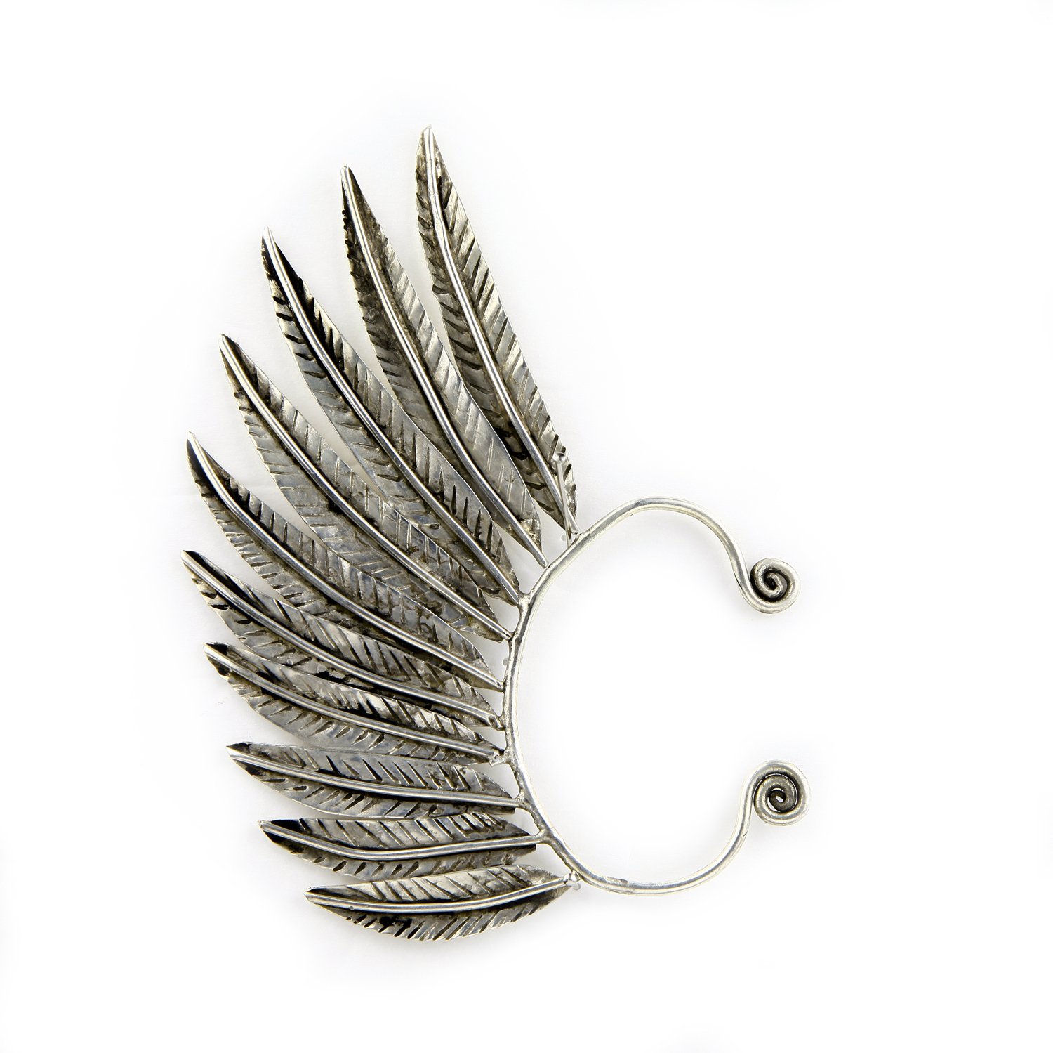 Handmade Feather Ear Wrap Ear Cuff Earrings