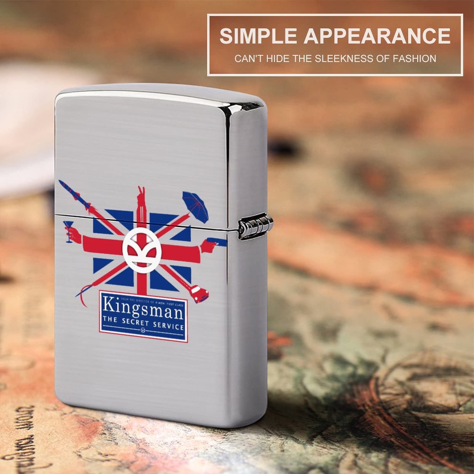 Amazon.co.jp: ジッポライターカバー キングスマン Zippo兼用ケース