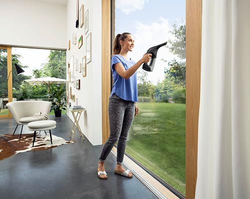 Kärcher Window Cleaner WV 6 Plus Multi Edition, Extra Long Battery Life: 100 min, Spray Bottle & Microfibre Windscreen, 3 Replacement Squeegees, 20 ml Concentrated Glass Cleaner - 4