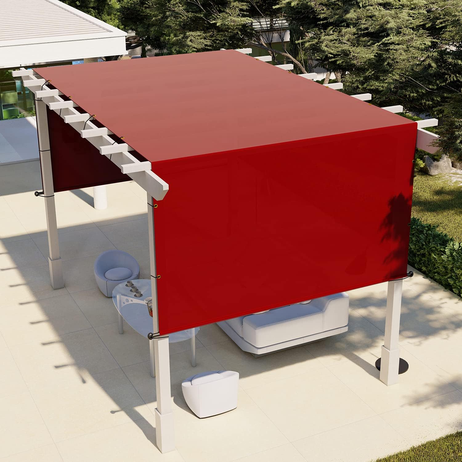 E&K 10'x30' Waterproof Shade Canopy Cover Outdoor with