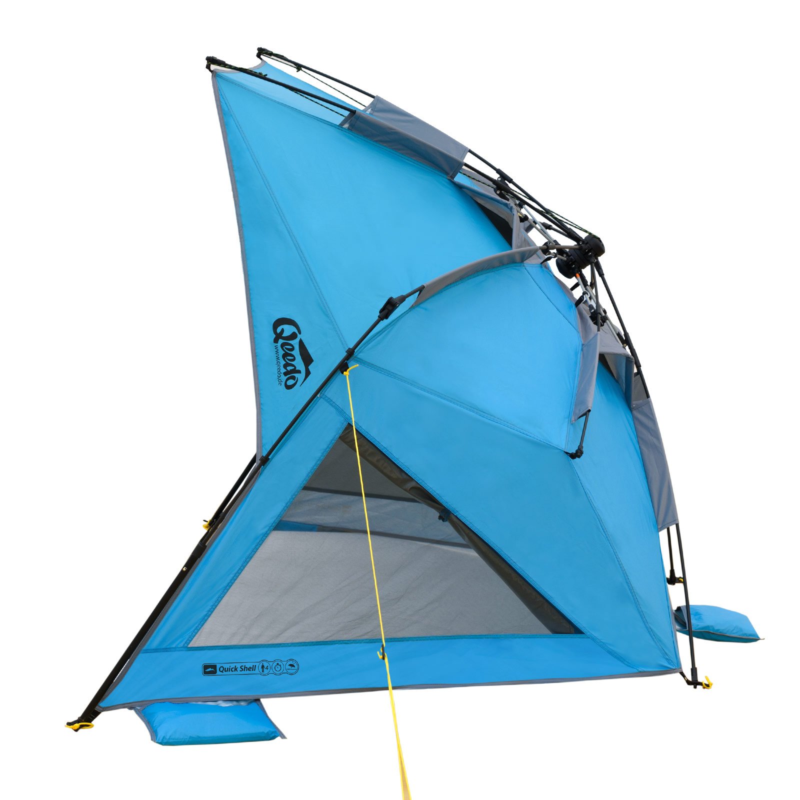 Qeedo Quick Shell Beach Shelter Tent and Sunshade with UV Protection