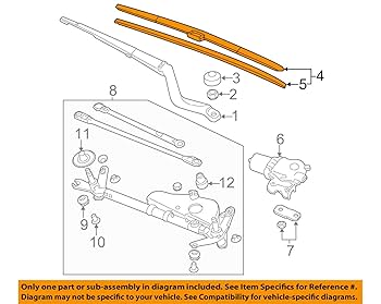 ほし Amazon.com: Honda Genuine 76630-SNA-A11 Windshield Wiper