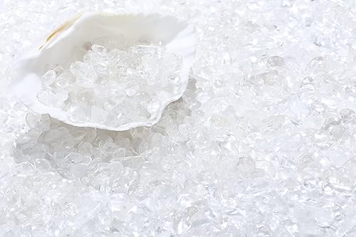 Miniatura 4 de XIANNVXI Grava para acuario, cuarzo transparente, cristales curativos pulidos naturales, a granel, rocas suculentas para plantas, suministros de