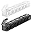 Sukuos Extra Large Weekly Pill Organizer 2 Pcs, Easy to Open Daily Pill Box 7 Day Medicine Cases for Vitamin, Fish Oils or Supplements (Black&White)