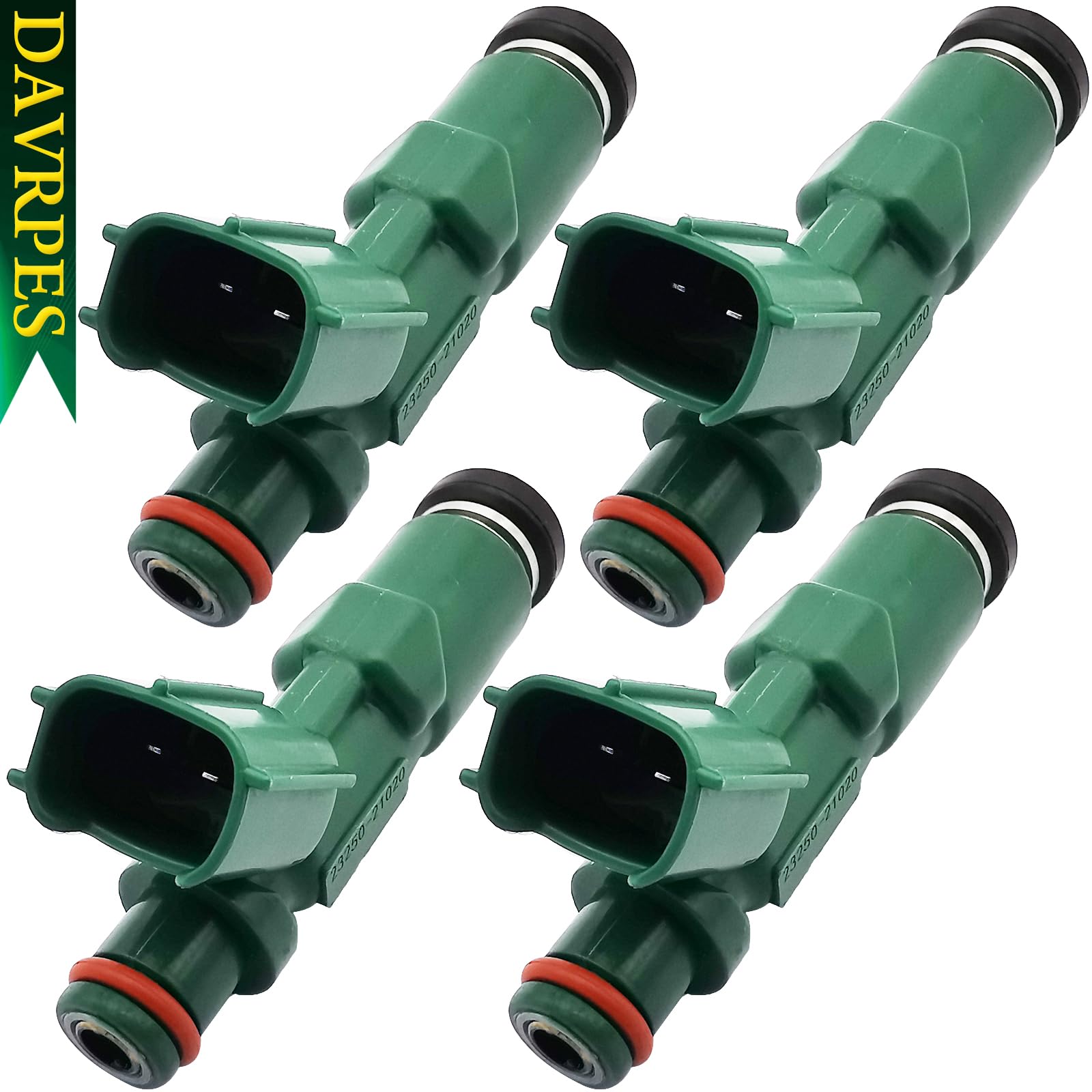 ぷーすけ Amazon.com: DAVRPES 4PCS 23250-21020 FJ343 Fuel Injectors 12 Holes