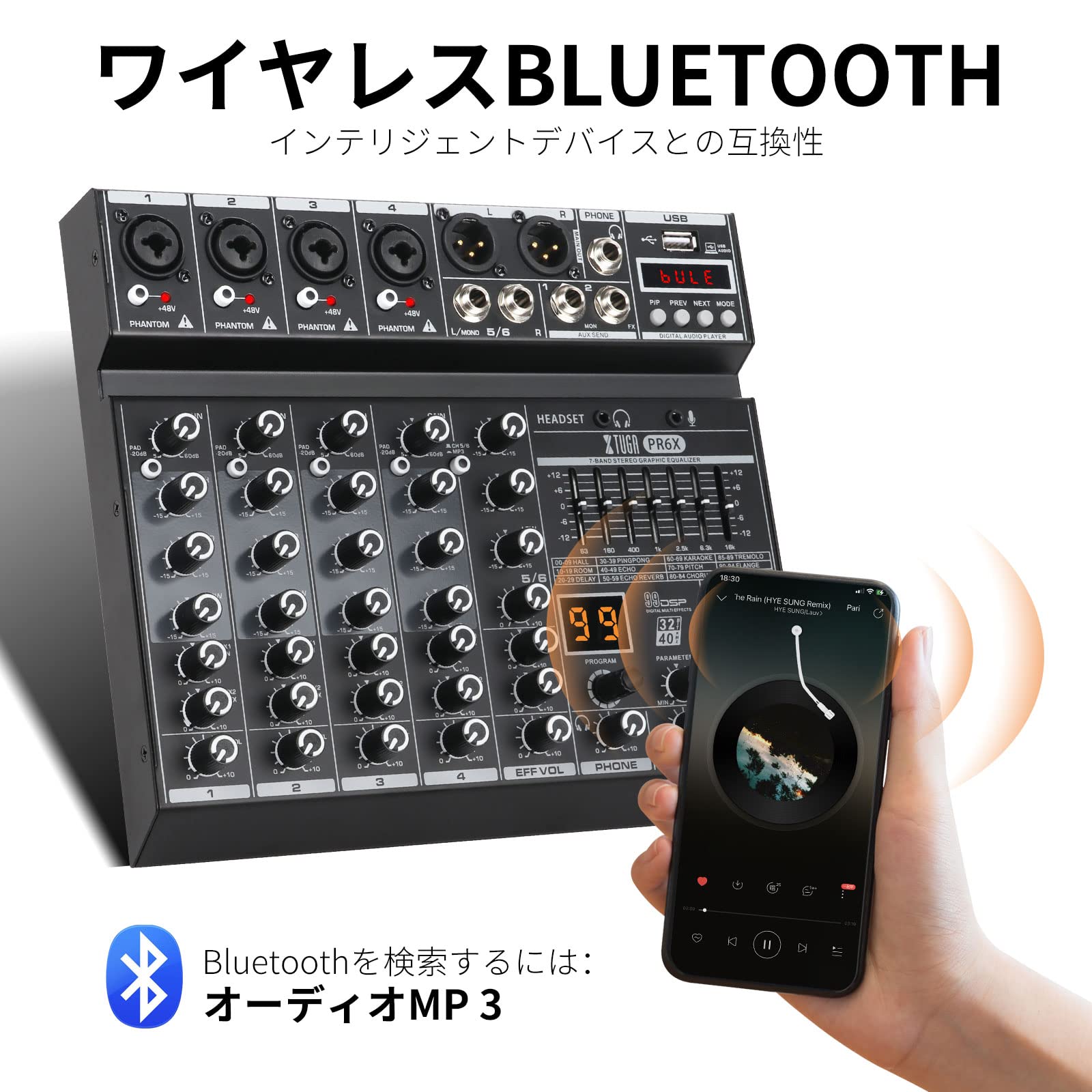 Amazon | XTUGA PR6X プロフェッショナル 6チャンネルオーディオ