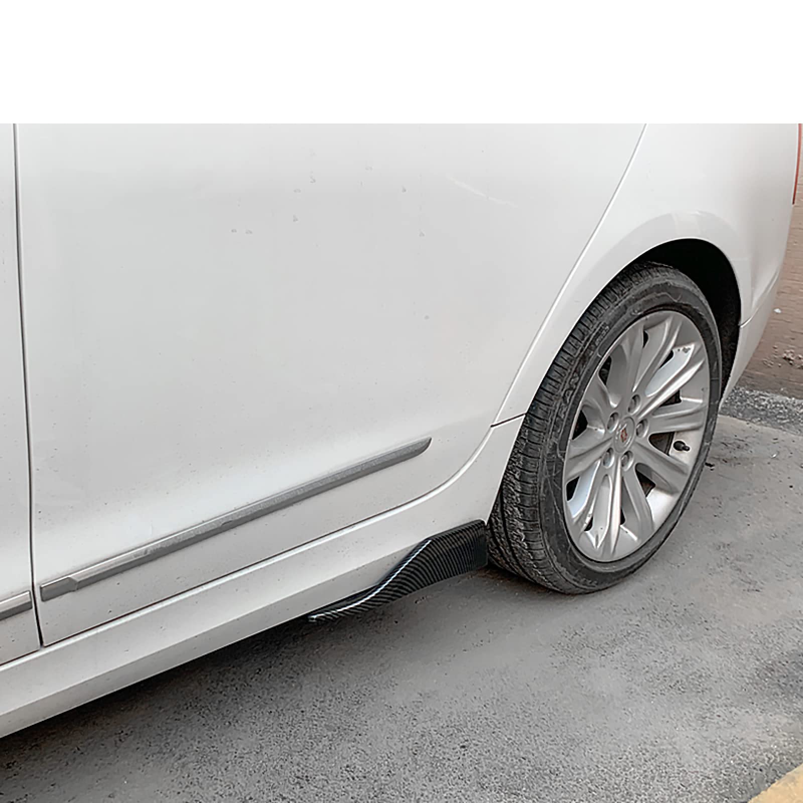pour Cadillac ATS-L 2014 2015 2016 2017, Kit d'ABS de Bande décorative d'accessoires de Garniture d'enveloppe de lèvre de Pare-Chocs d'extension de Jupe latérale de Voiture