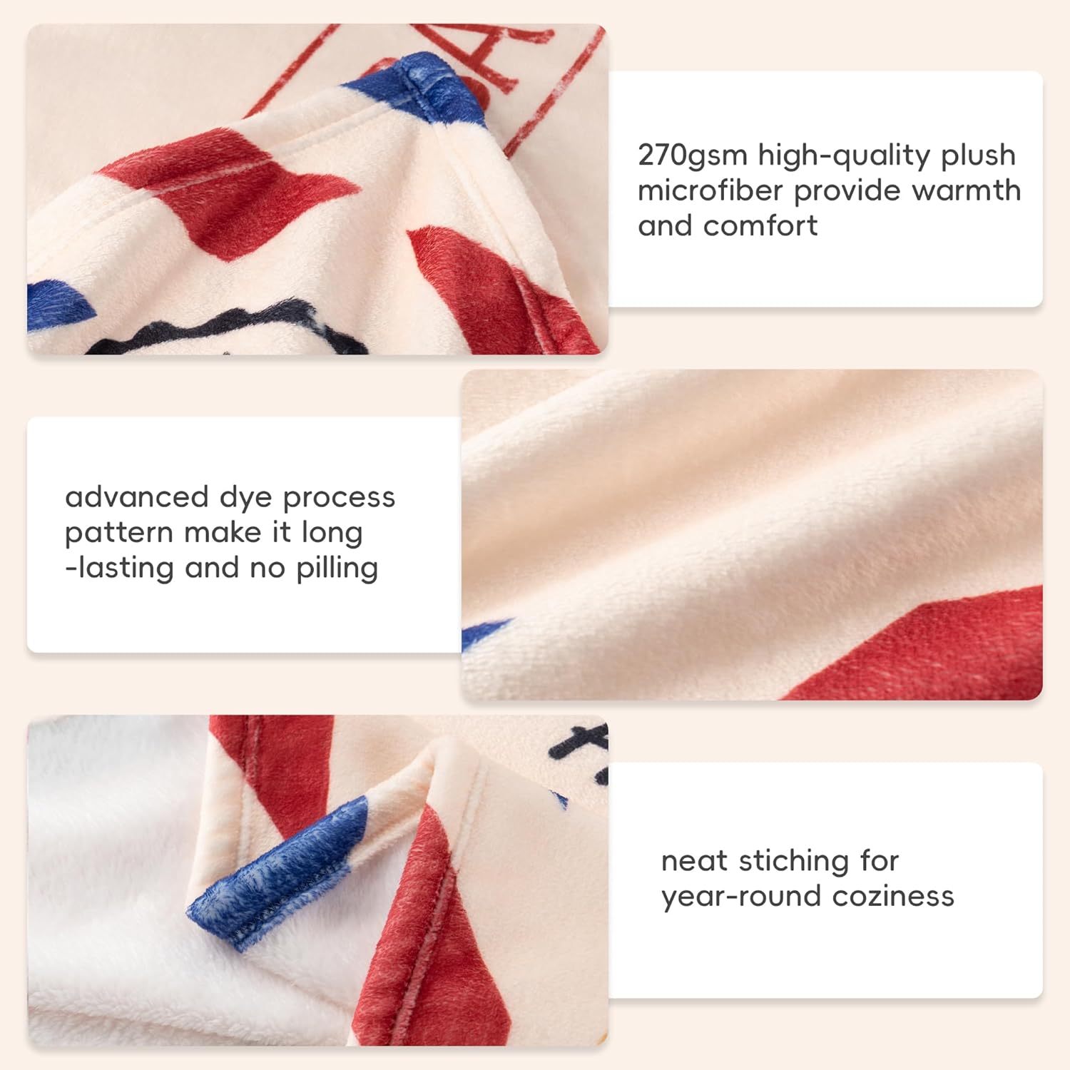 Battilo Throw Blankets Anniversary Birthday Gift for Mom from Daughter Son, Letter to My Mom Blanket, Super Soft Flannel Throw Blankets for Bed Couch, 50"x60" - Image 7