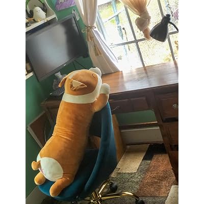 Peluche Shiba Inu Jouet en Peluche Anime Corgi Kawaii Chien en Peluche Oreiller Doux, Jouet en Peluche Cadeaux pour Garçons Filles (Gris, 15.7 Pouces Peluche Shiba Inu Jouet en Peluche Anime Corgi Kawaii Chien en Peluche Oreiller Doux, Jouet en Peluche Cadeaux pour Garçons Filles (Gris, 15.7 Pouces